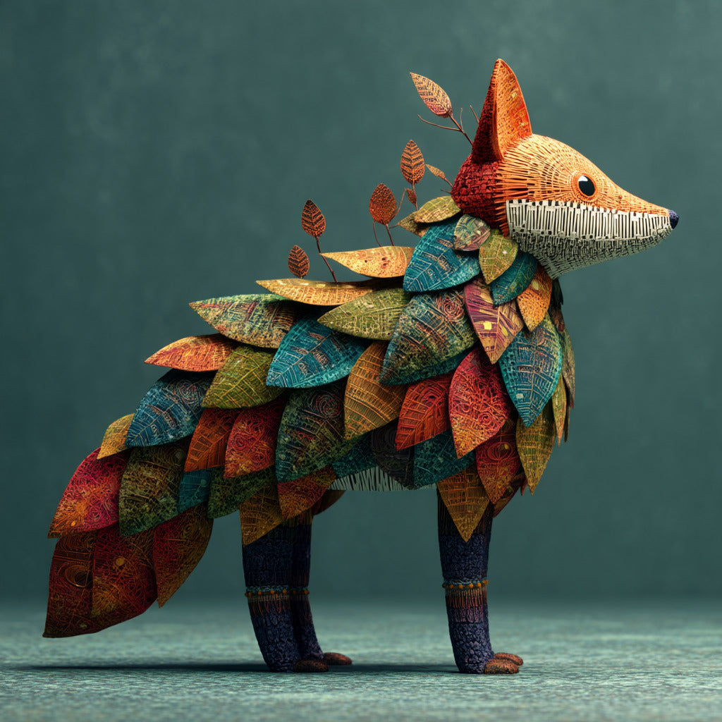 Midjourney Prompt Base Pack: Whimsical Organic Animal Sculptures