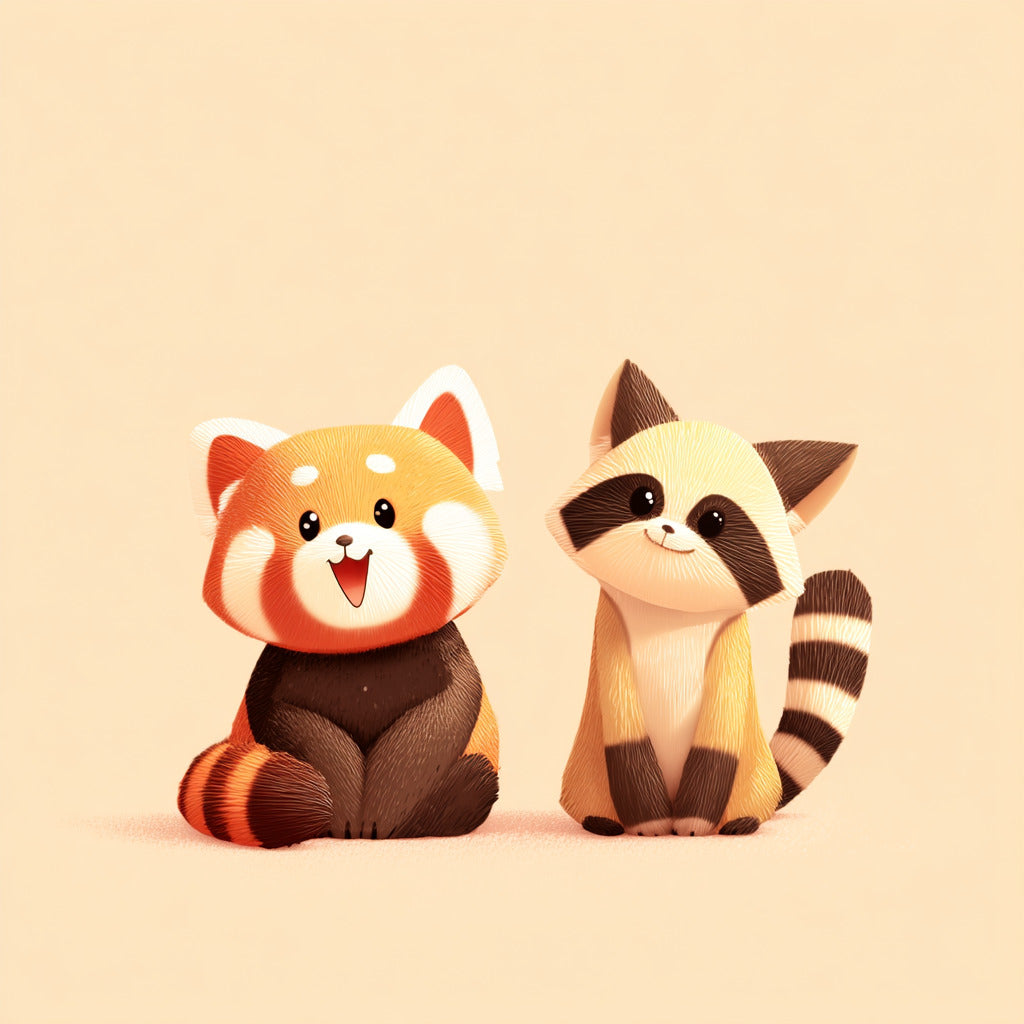 Midjourney Prompt Base Pack: Cute Adorable Cartoon Animal Couples