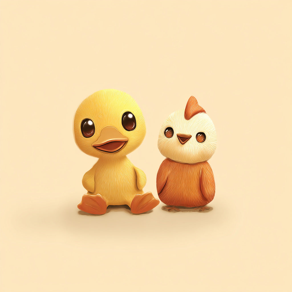Midjourney Prompt Base Pack: Cute Adorable Cartoon Animal Couples
