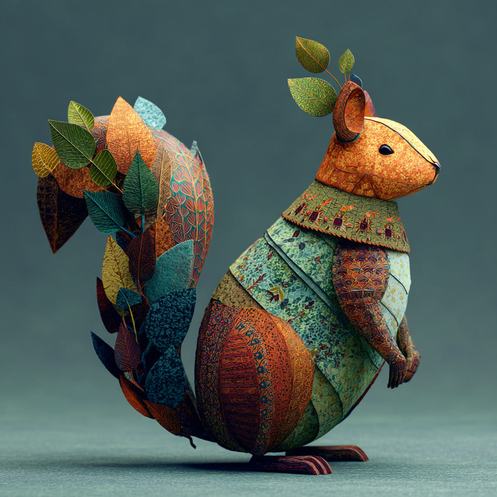 Midjourney Prompt Base Pack: Whimsical Organic Animal Sculptures