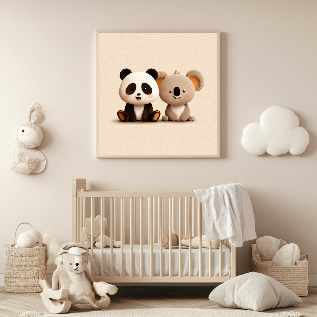 Midjourney Prompt Base Pack: Cute Adorable Cartoon Animal Couples
