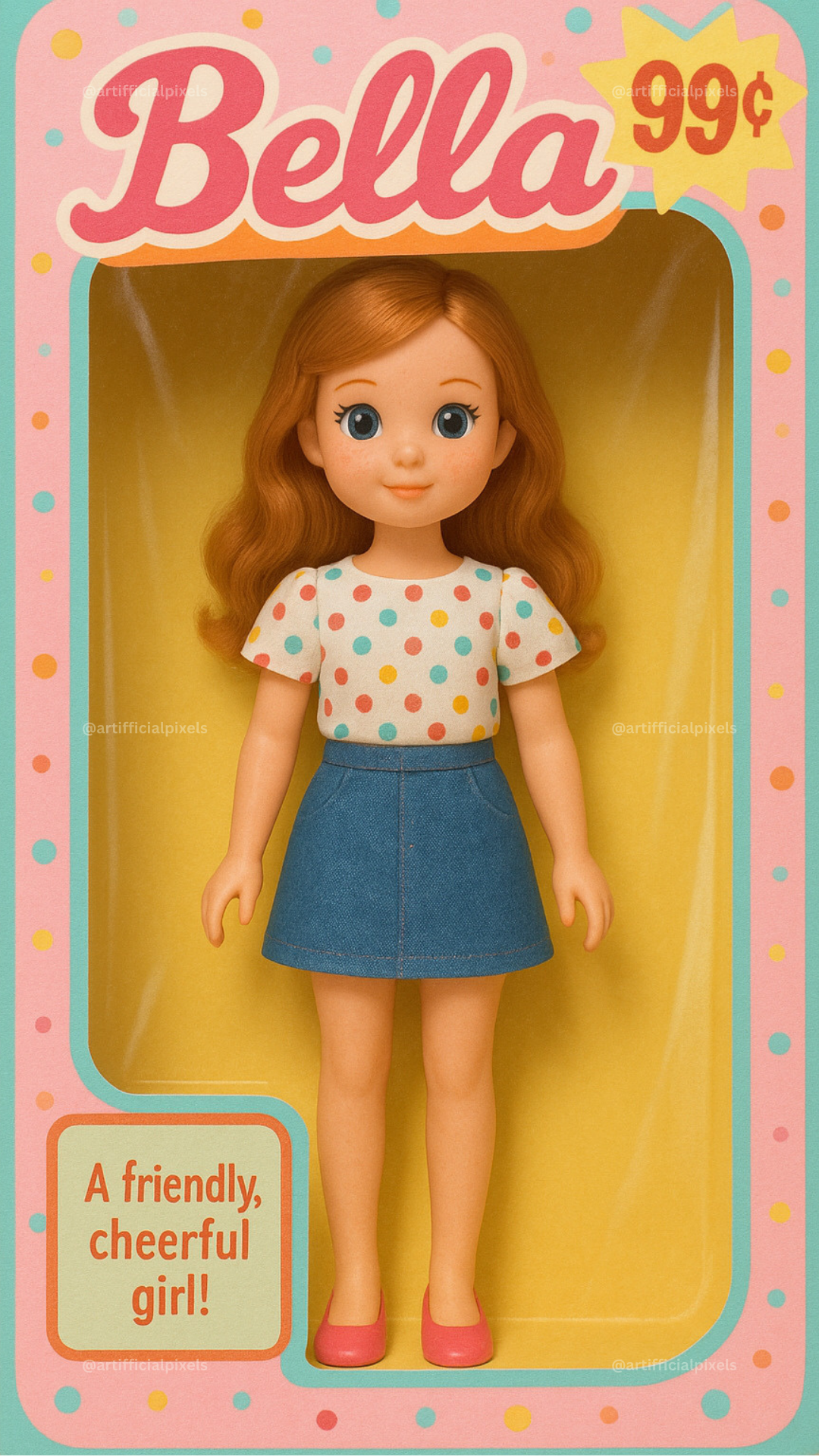 ChatGPT Image Generation Prompt Base Pack: Barbie Style Vintage Dolls in Boxes