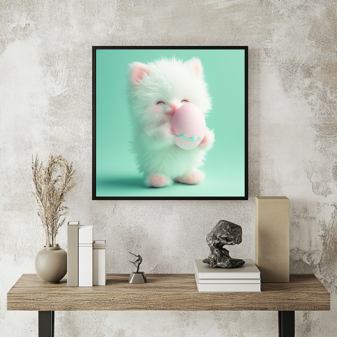 FREE Midjourney Prompt Base Pack: Soft Pastel Plush Easter Animal