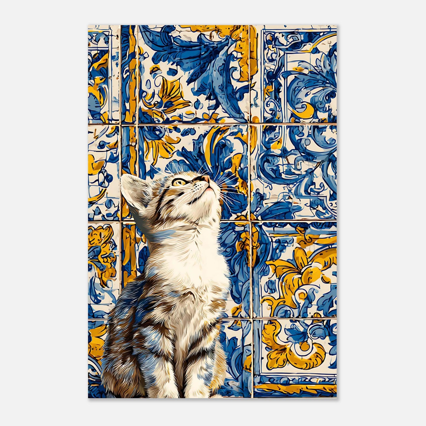 azulejo-cat-tile-poster-24x36-60x90cm