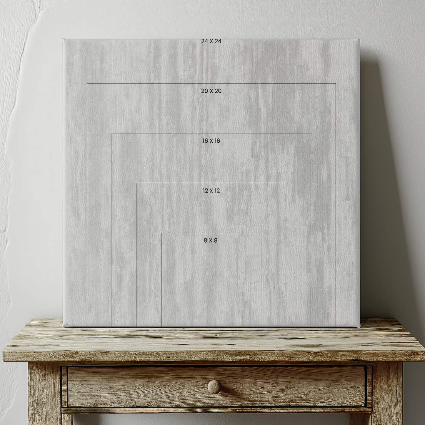 Folklore Floral Monk Canvas | Unique AI Wall Art Print