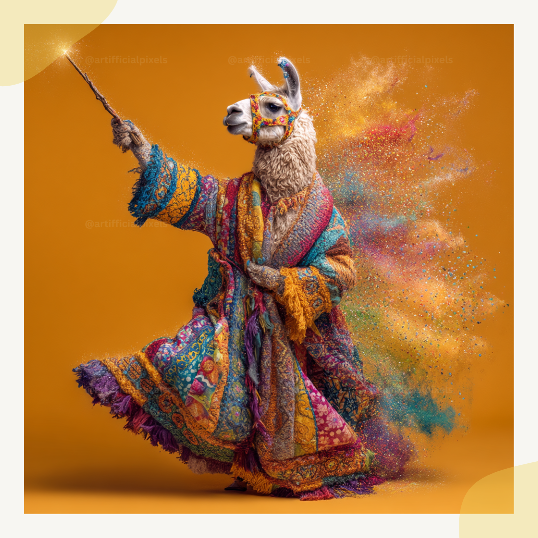 Rainbow-Coloured-Confetti-Magic-Animals-Llama