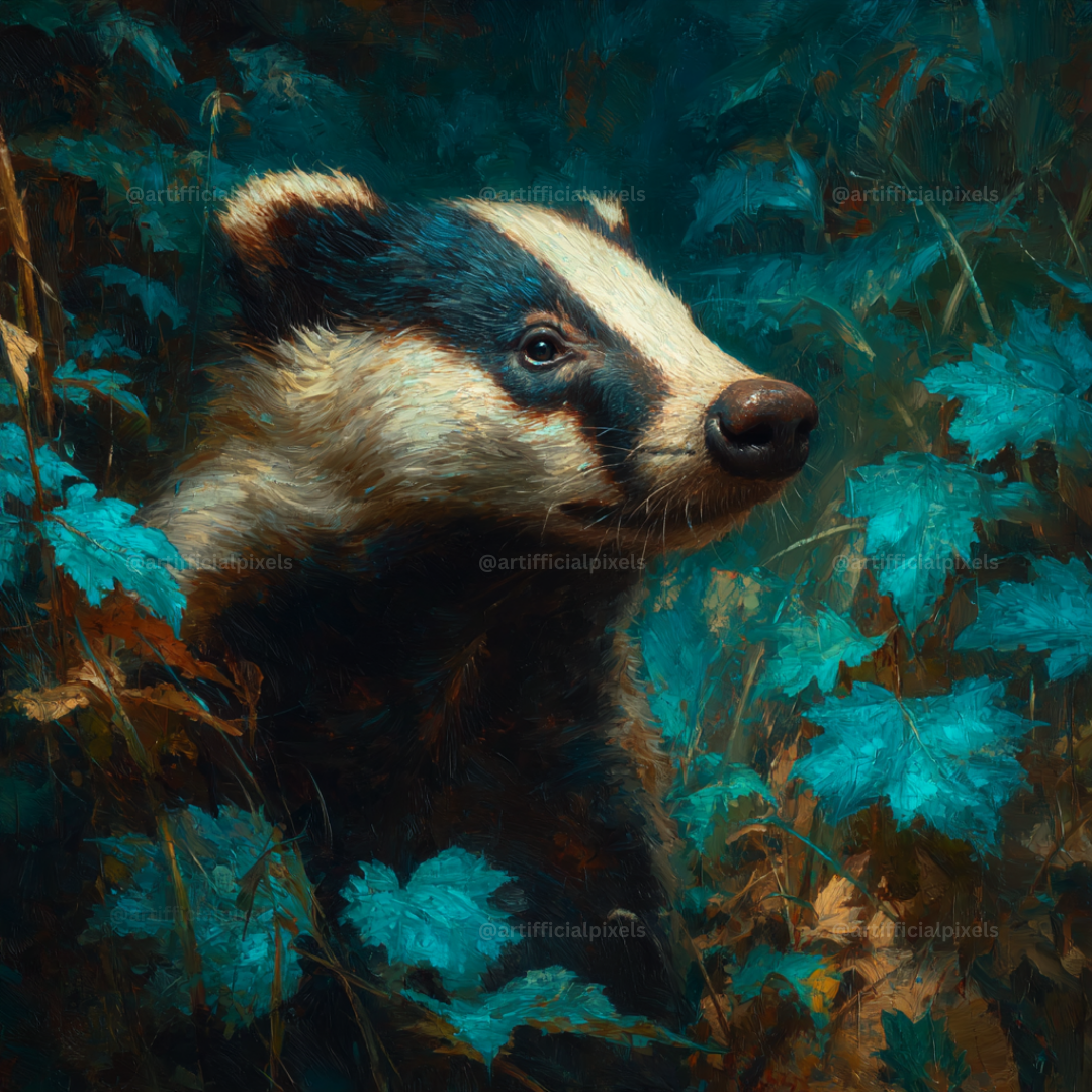 Painterly Wildlife Portraits AI Art Generator – Midjourney Prompt Pack with Images