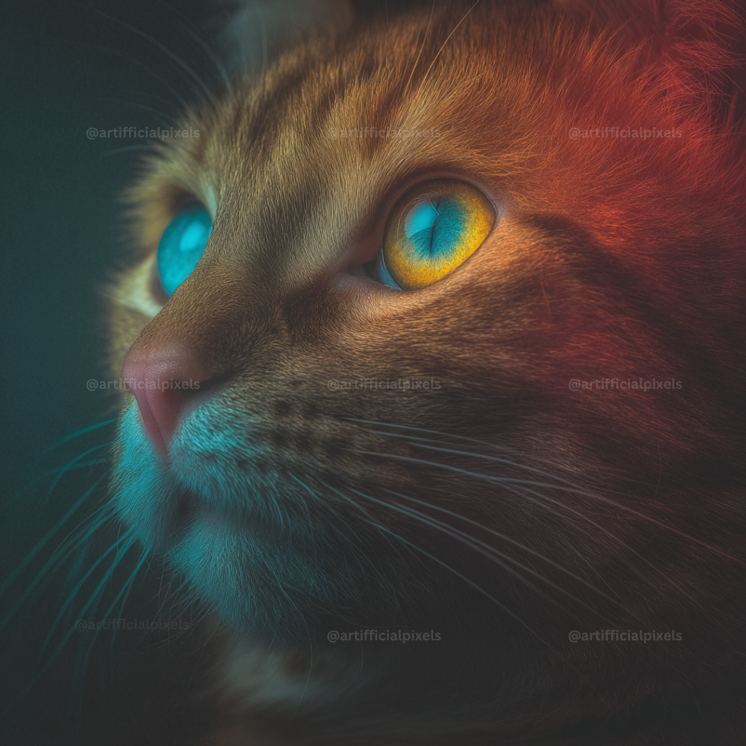 Moody Animal Portraits AI Art Prompts – Midjourney Pack with Images