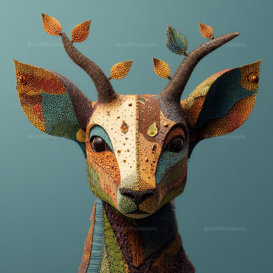 Whimsical Stylised Animal Sculptures AI Art Prompts – Midjourney Pack with Images