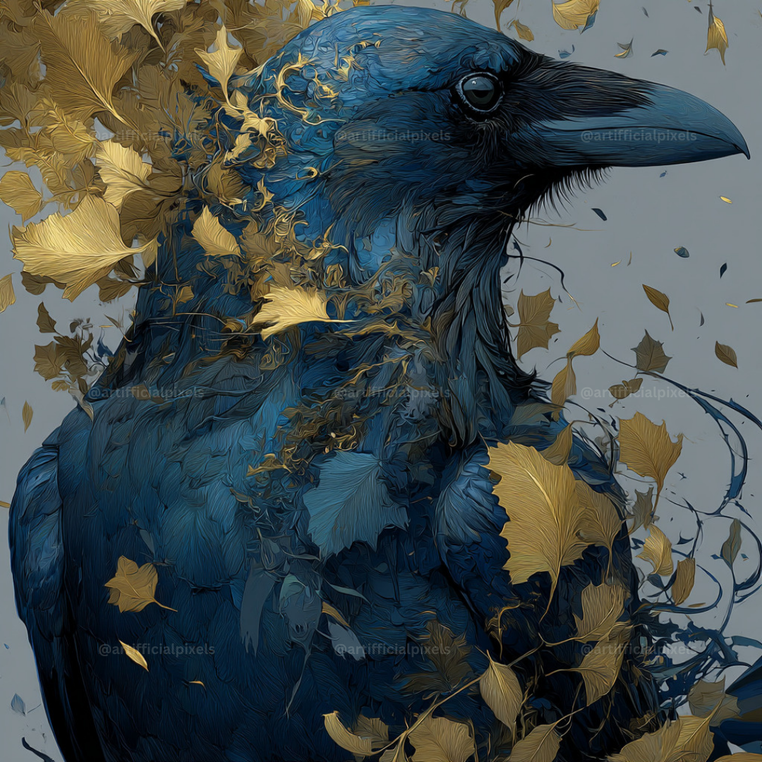 Golden Gothic Animal AI Art Prompts – Midjourney Pack with Images