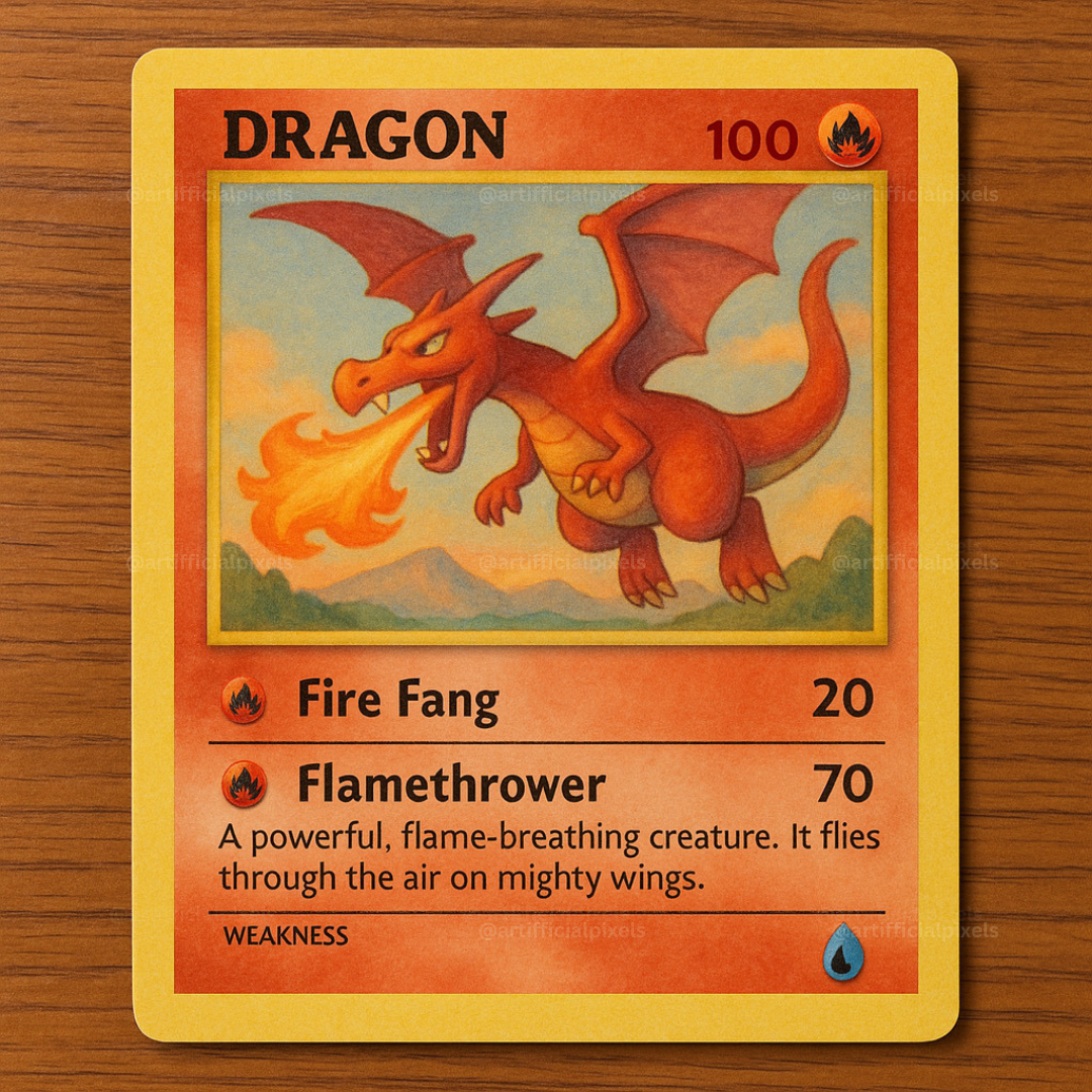 Pokémon-Style Creature Cards AI Art Prompts – ChatGPT Pack with Images