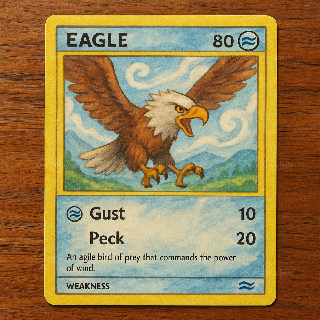 Pokémon-Style Creature Cards AI Art Prompts – ChatGPT Pack with Images