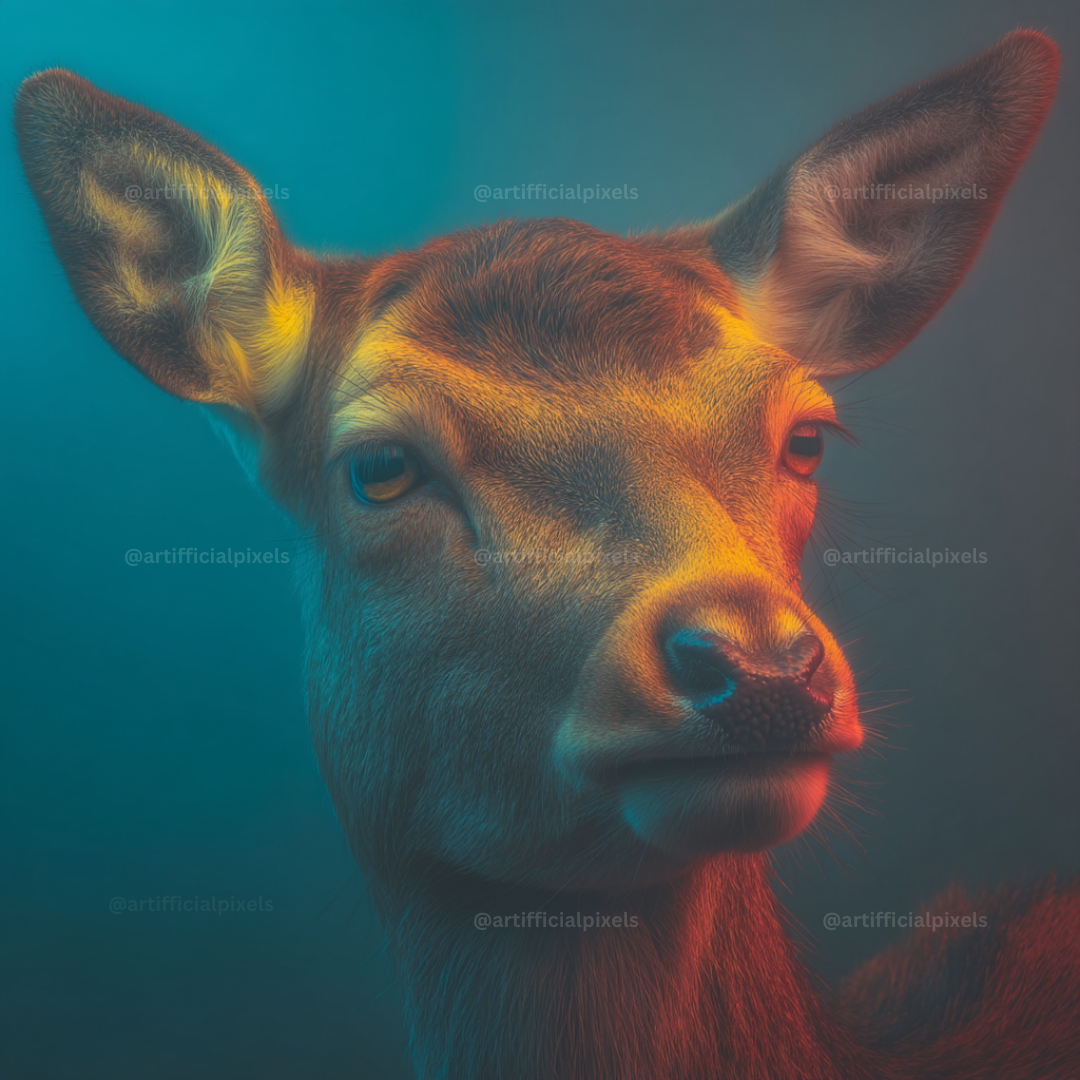 Moody Animal Portraits AI Art Prompts – Midjourney Pack with Images