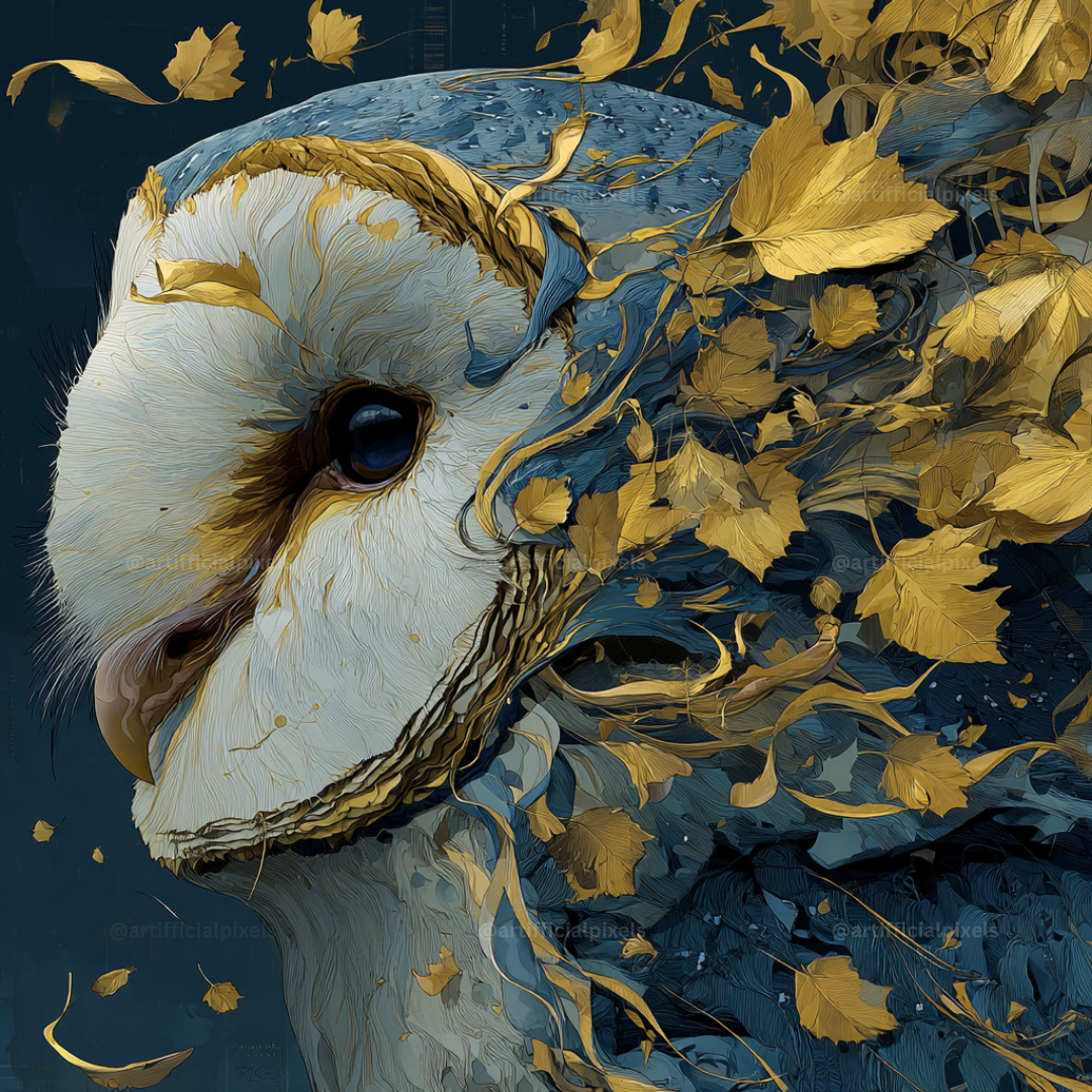 Golden Gothic Animal AI Art Prompts – Midjourney Pack with Images