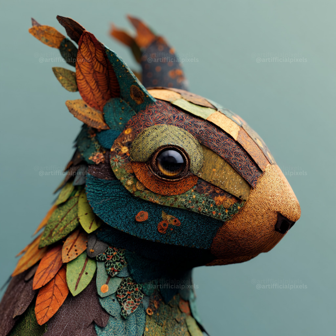 Whimsical Stylised Animal Sculptures AI Art Prompts – Midjourney Pack with Images