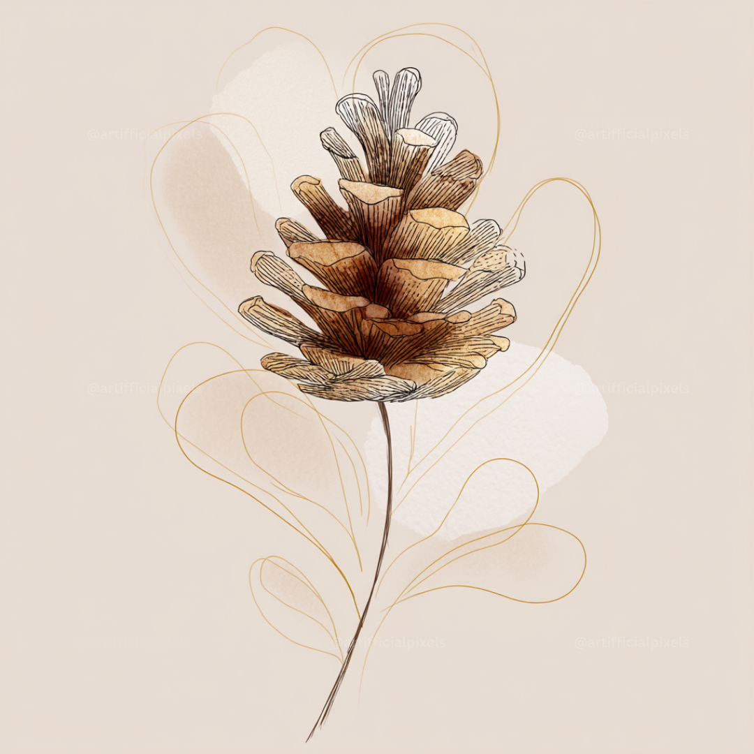 Boho Flowing Elements AI Art Generator – Midjourney Prompt Pack with Images