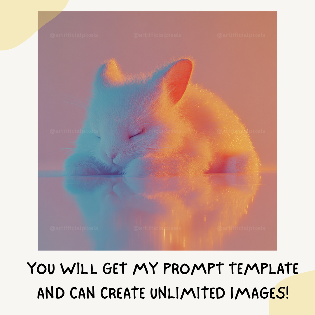 calm-reflective-pastel-animals-midjourney-ai-art-prompt-chinchilla