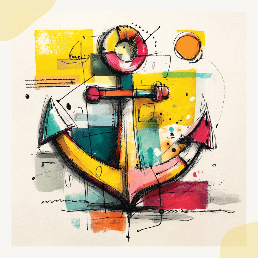 colourful-sketchpad-objects-midjourney-ai-art-prompt-anchor