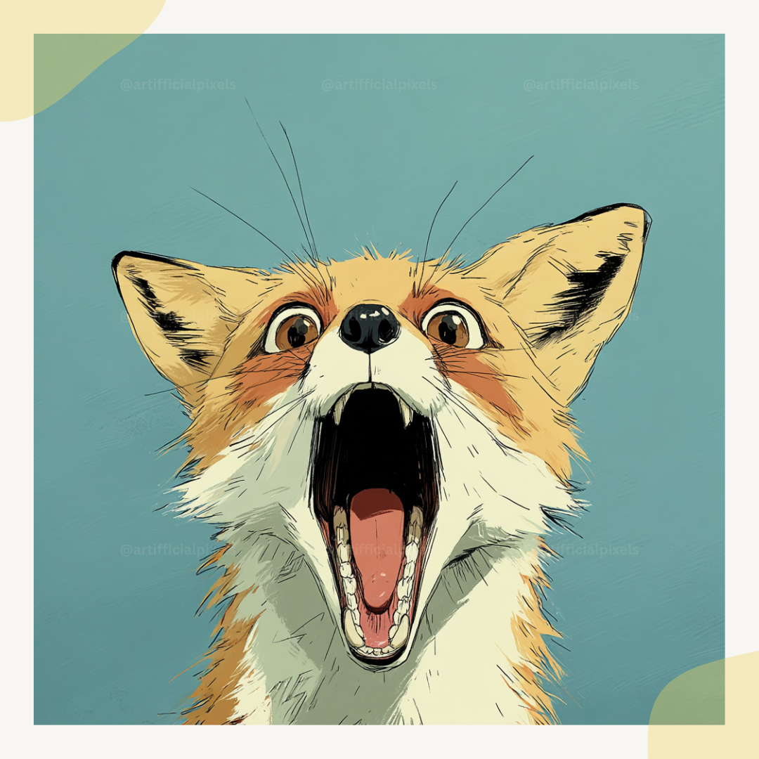 customisable-midjourney-ai-prompt-stylised-animal-sketches-fox