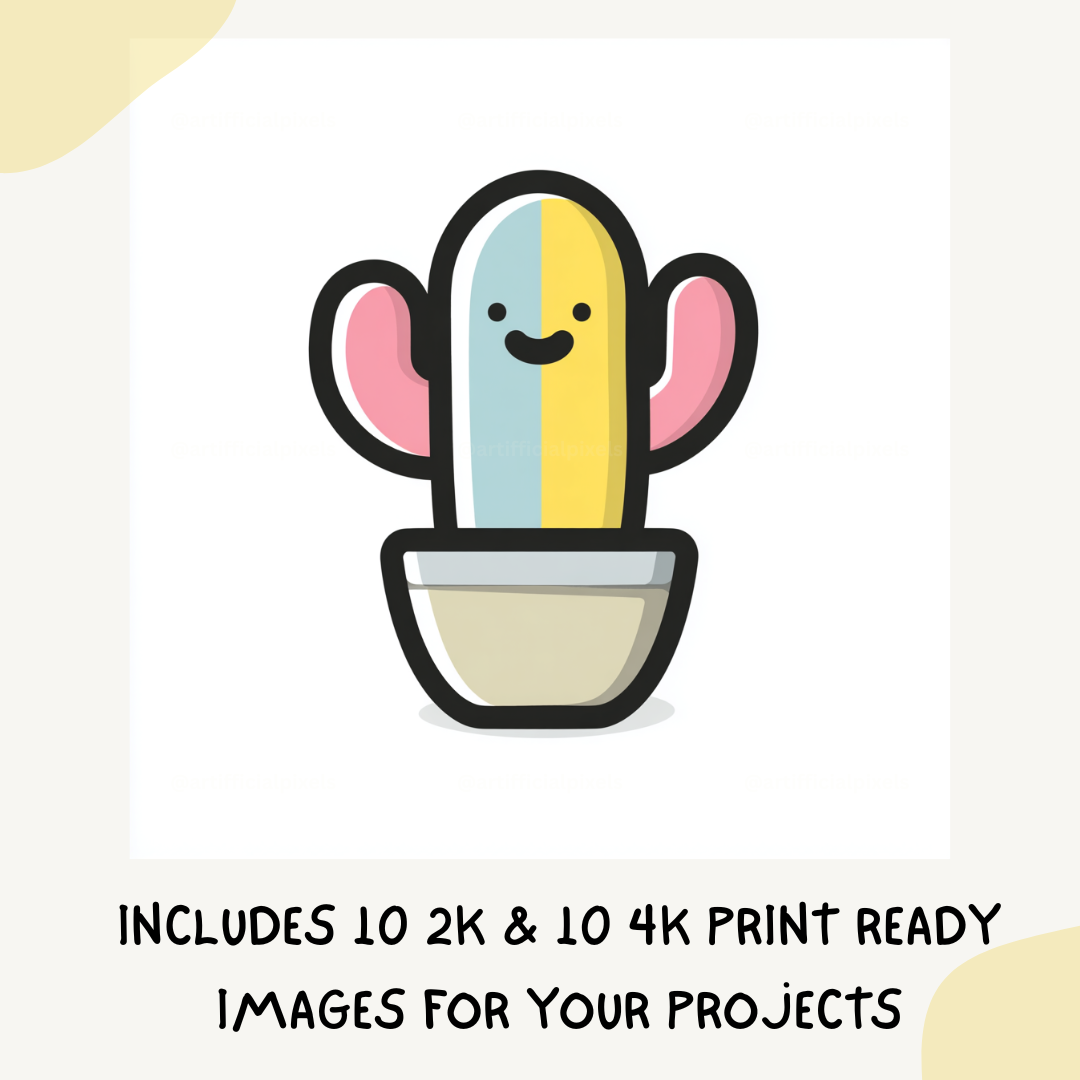 midjourney-ai-art-prompt-to-create-cute-kawaii-icons-cactus