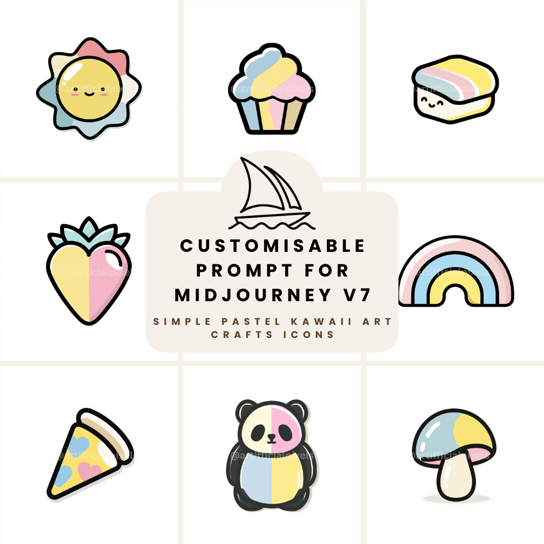 midjourney-ai-art-prompt-to-create-cute-kawaii-icons-front