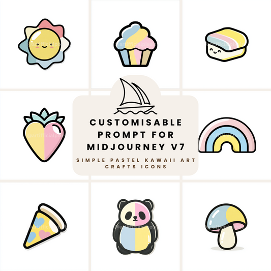 midjourney-ai-art-prompt-to-create-cute-kawaii-icons-front