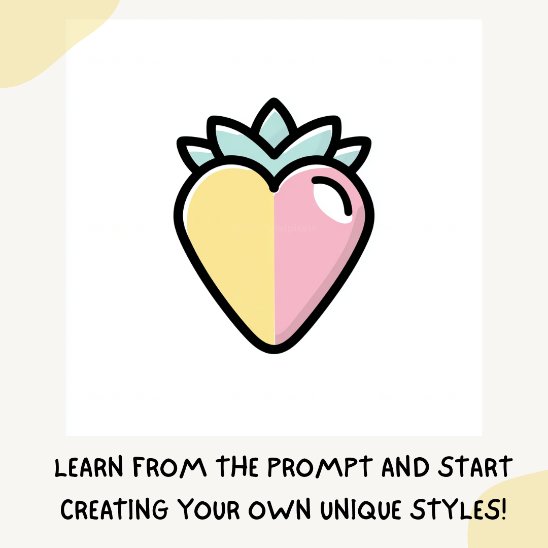 midjourney-ai-art-prompt-to-create-cute-kawaii-icons-strawberry