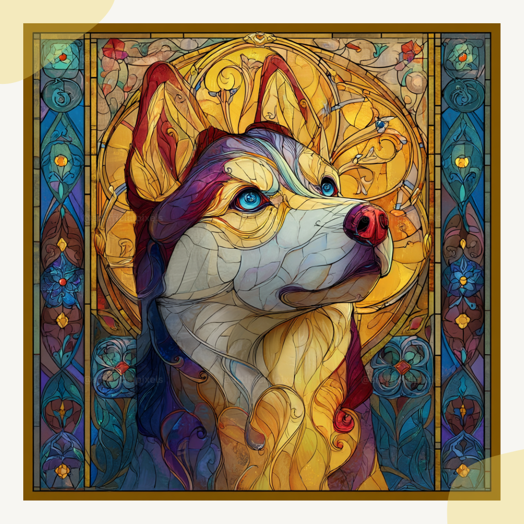 stained-glass-animal-art-midjourney-ai-prompt-siberian-husky