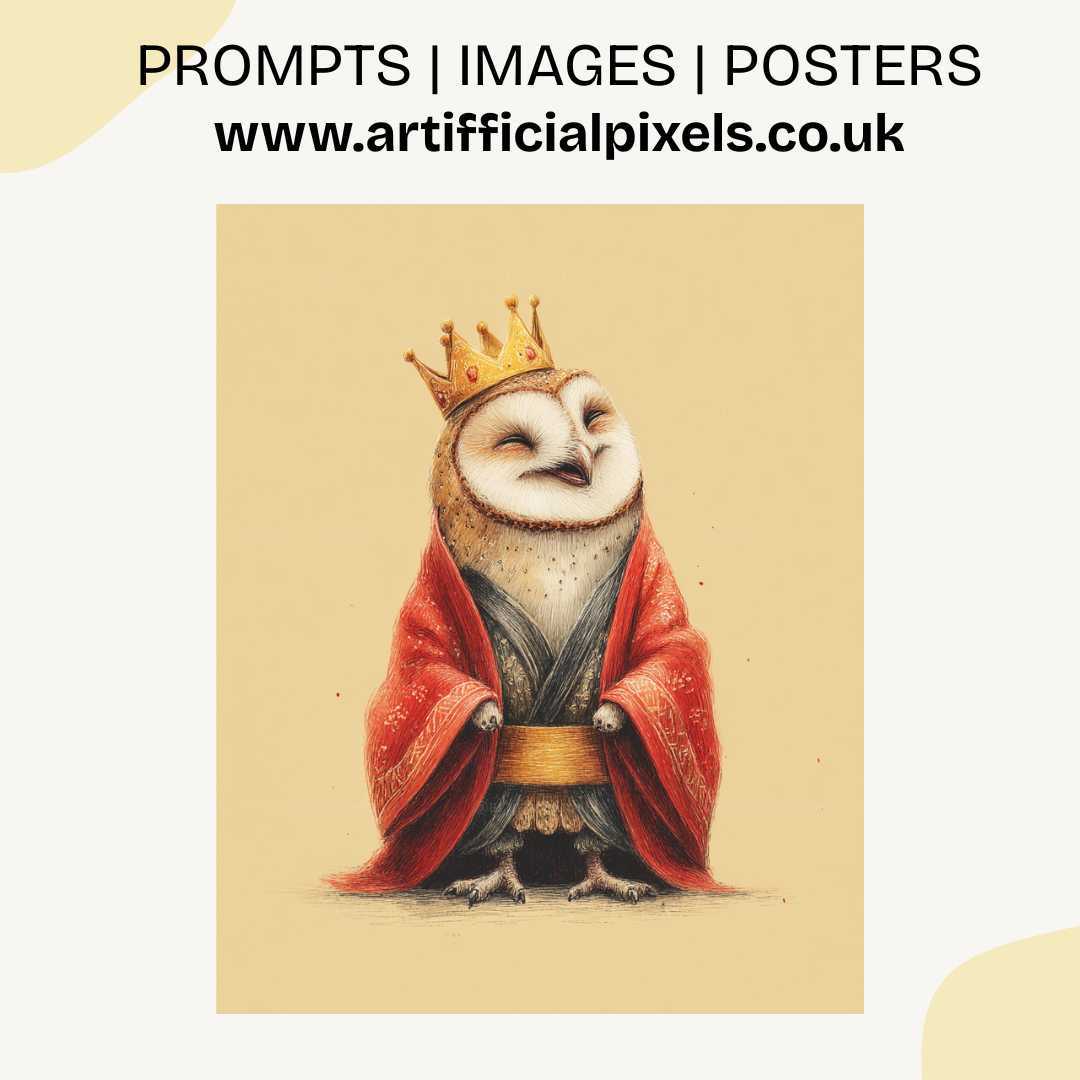 Traditional Chinese Hanfu animal character in soft watercolour style using Midjourney prompt