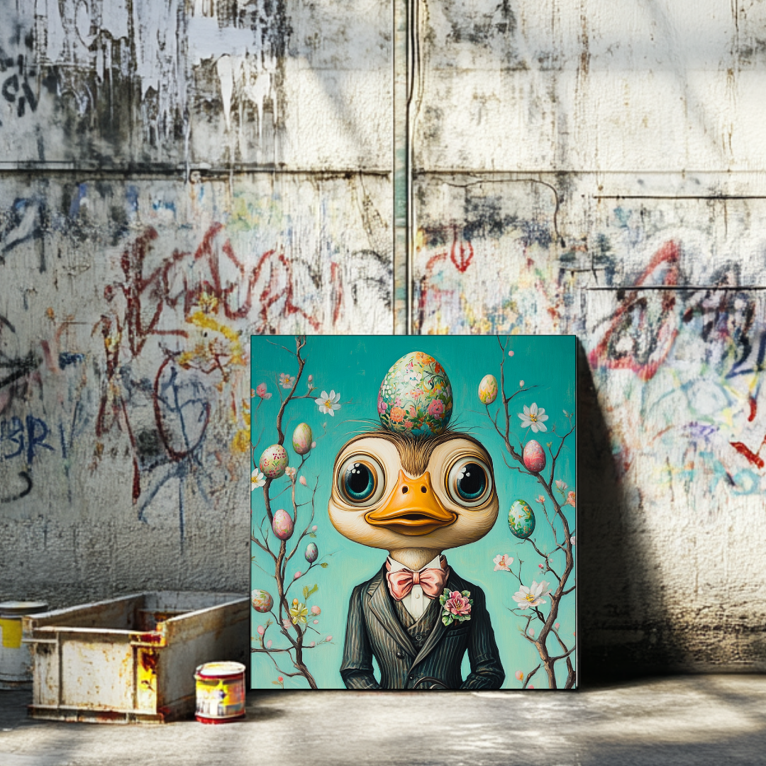 FREE Midjourney Prompt Base Pack: Weird Surreal Easter Animals Portraits