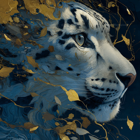 Golden Gothic Animal AI Art Prompts – Midjourney Pack with Images