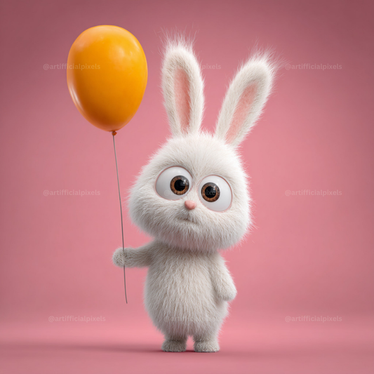 Adorable Animal Balloons AI Art Prompts – Midjourney Pack with Images