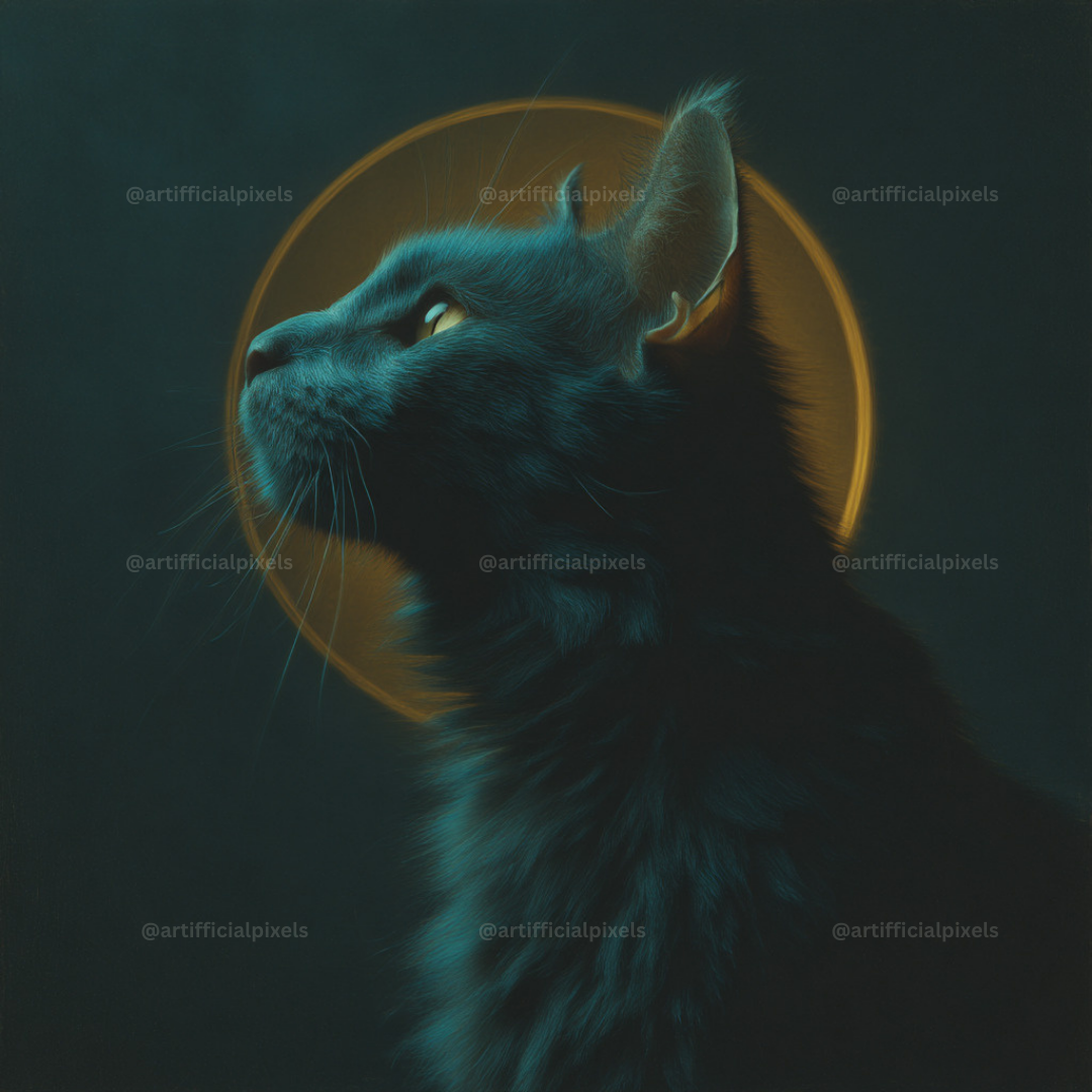 Moody Animal Portraits AI Art Prompts – Midjourney Pack with Images