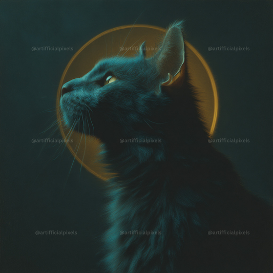 Moody Animal Portraits AI Art Prompts – Midjourney Pack with Images