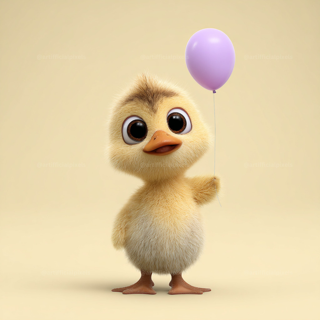 Adorable Animal Balloons AI Art Prompts – Midjourney Pack with Images
