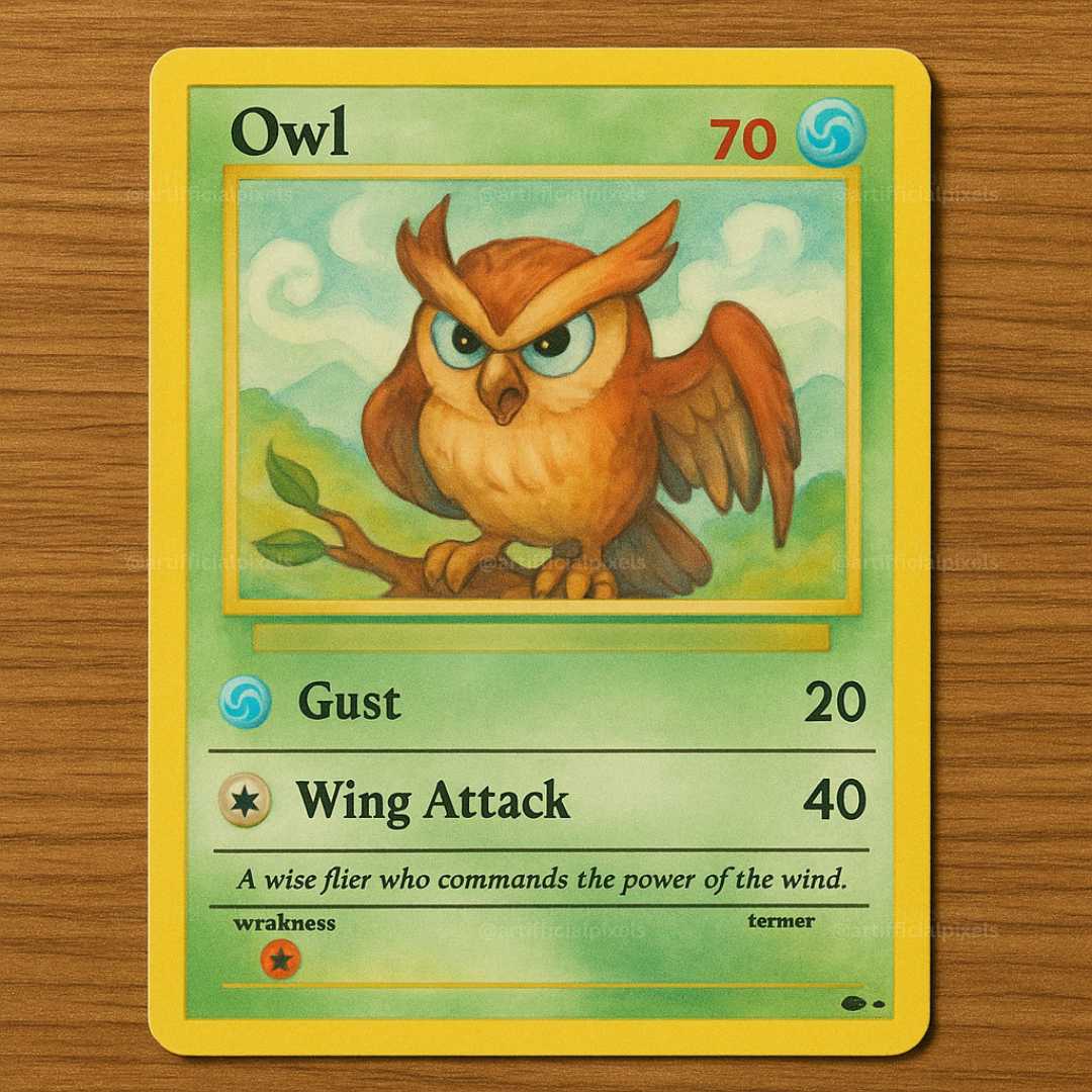 Pokémon-Style Creature Cards AI Art Prompts – ChatGPT Pack with Images