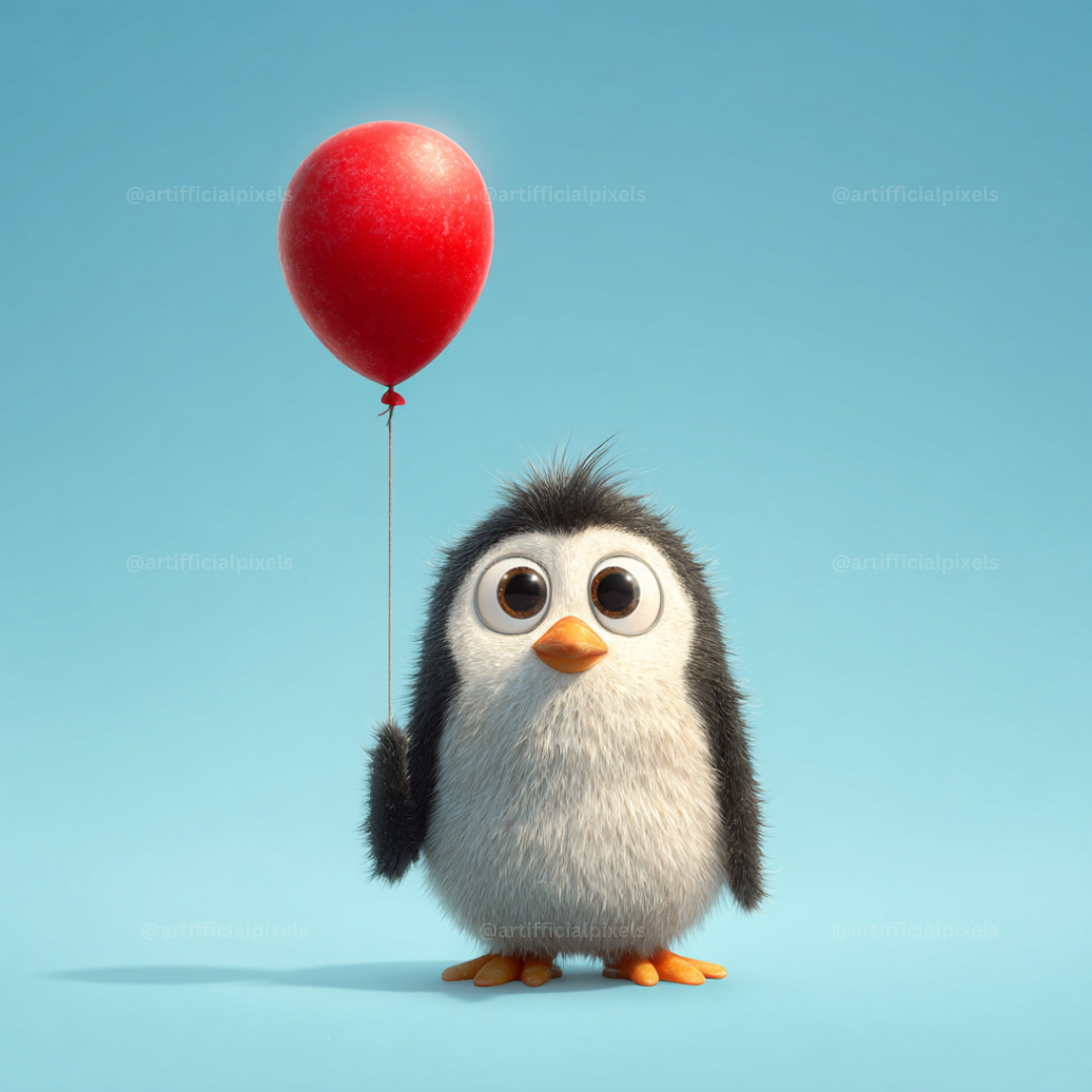 Adorable Animal Balloons AI Art Prompts – Midjourney Pack with Images