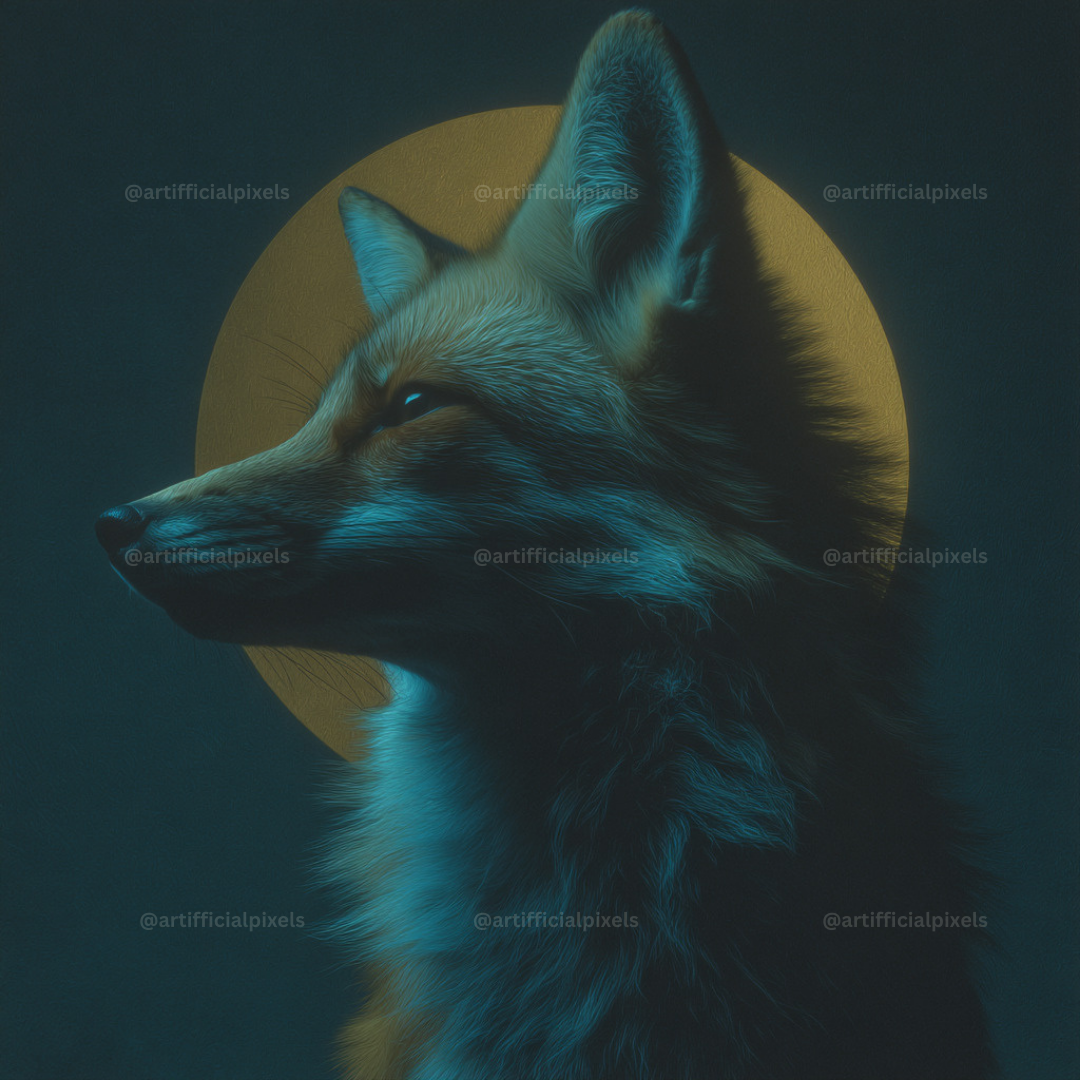 Moody Animal Portraits AI Art Prompts – Midjourney Pack with Images