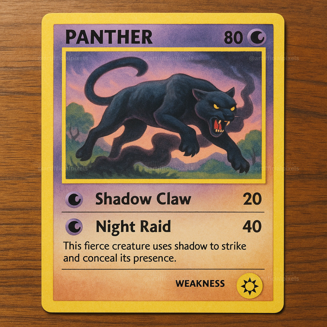 Pokémon-Style Creature Cards AI Art Prompts – ChatGPT Pack with Images
