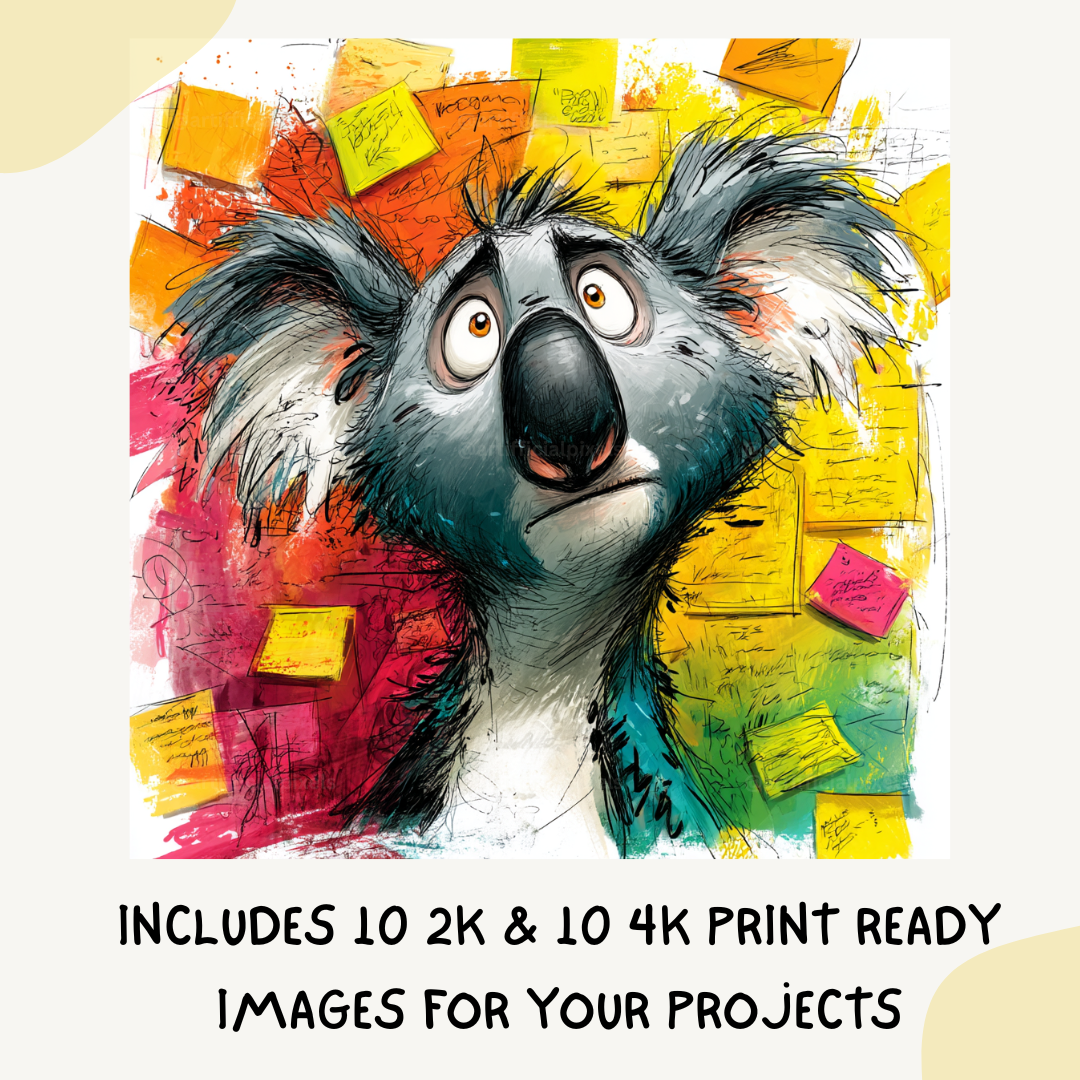 colourful-sketchbook-animal-art-midjourney-ai-art-generator-prompt-koala