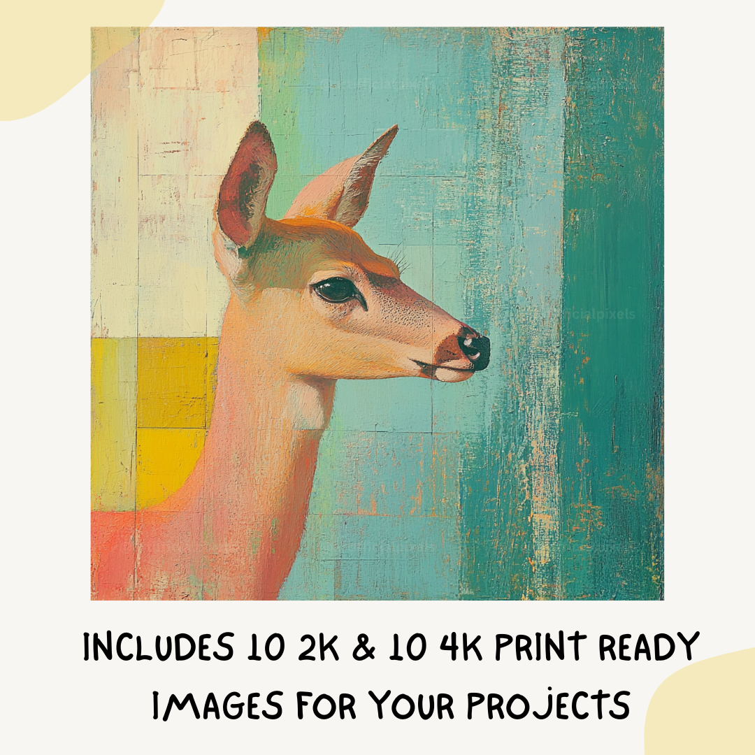 contemptlative-animal-side-shot-portraits-midjourney-ai-prompt-deer