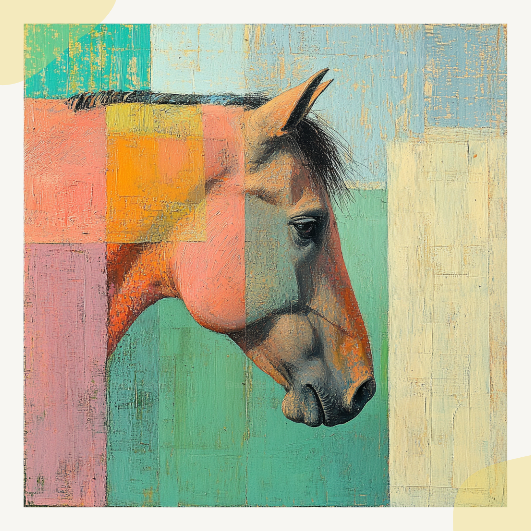 contemptlative-animal-side-shot-portraits-midjourney-ai-prompt-horse