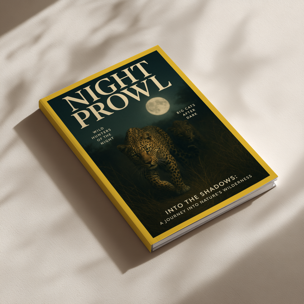 Cinematic Wildlife Magazine Poster AI Art Generator – Midjourney Prompt Pack with Images