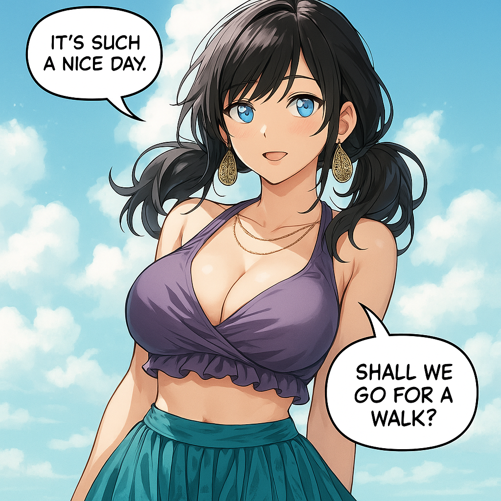 Anime Summer Character Art Prompt for Midjourney AI Image Generator