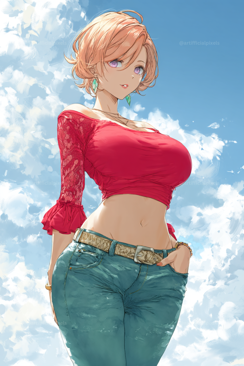 Anime Summer Character Art Prompt for Midjourney AI Image Generator