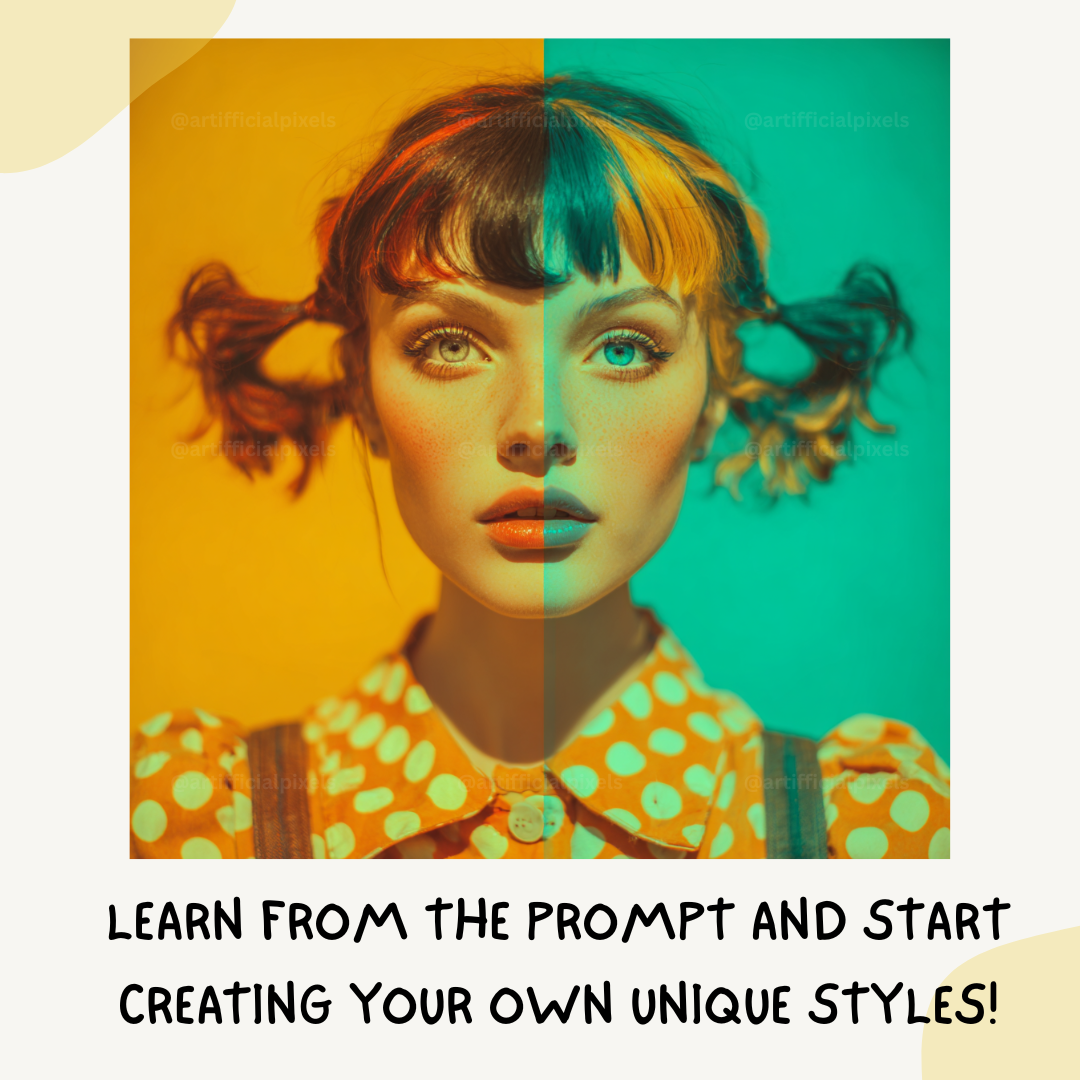 stylised-human-portraits-midjourney-ai-prompt-women-with-pig-tail
