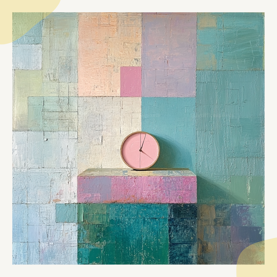 texured-painted-still-life-prompt-for-midjourney-ai-image-generator-clock