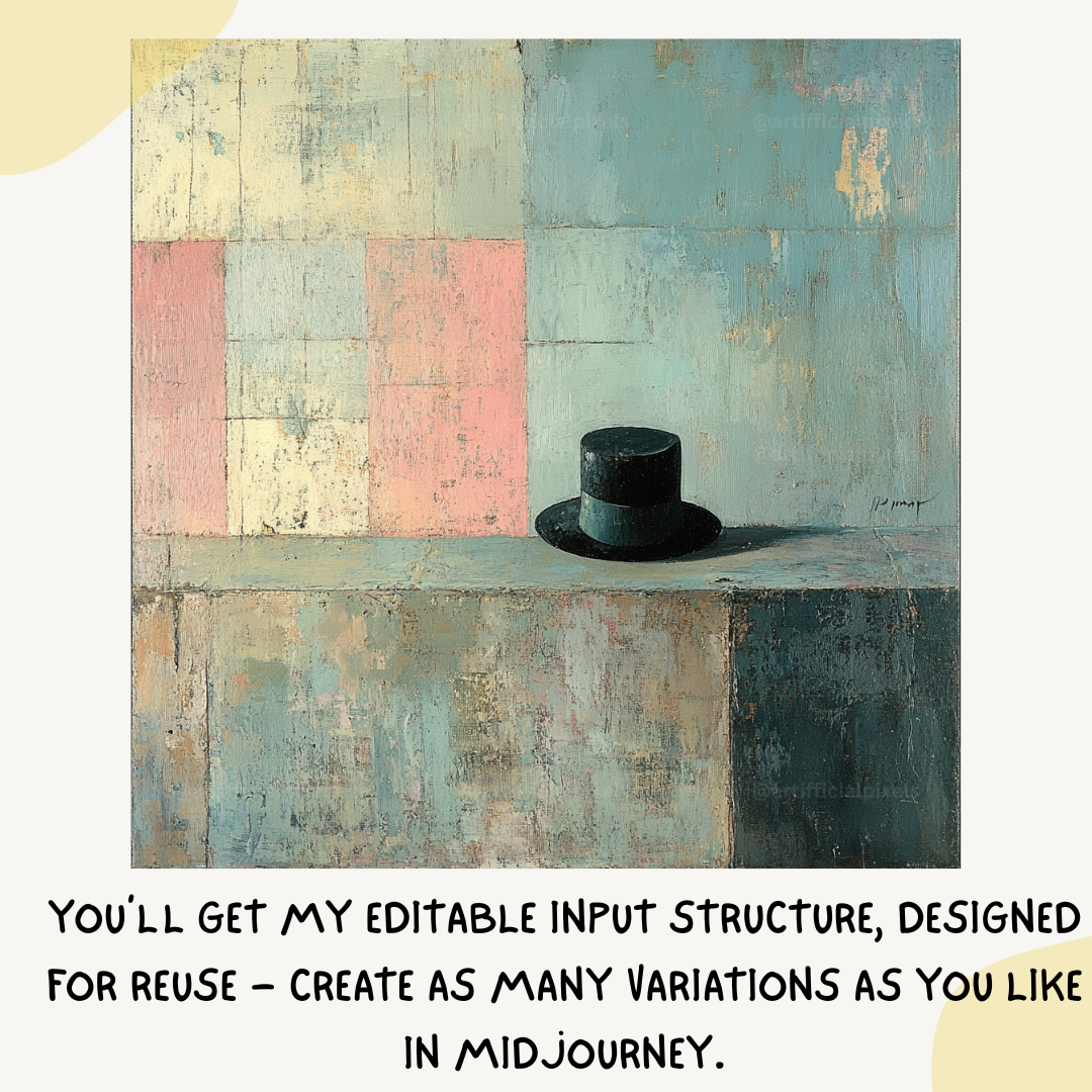 texured-painted-still-life-prompt-for-midjourney-ai-image-generator-hat
