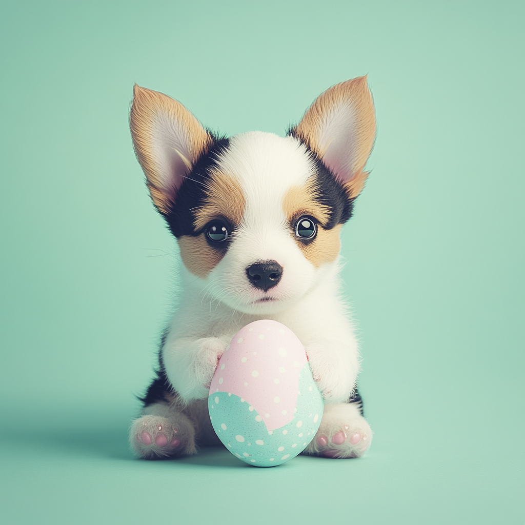 FREE Midjourney Prompt Base Pack: Soft Pastel Plush Easter Animal